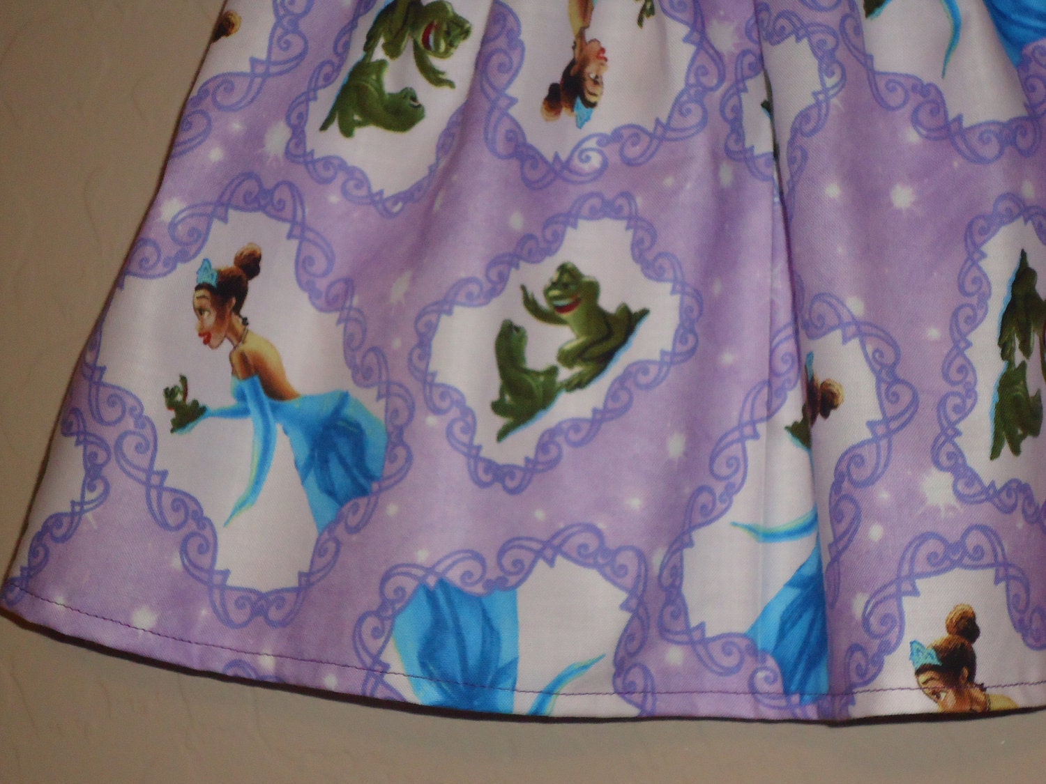 CLEARANCE - Disney Tiana Inspired - Baby Toddler Skirt - The Princess and the Frog - Great for Birthdays and Everyday - 2/3t - FREE SHIPPING