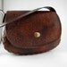 Leather Purse Mustang Horses Hand Tooled Hand Carved