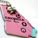 Georgia State Puzzle Piece Necklace