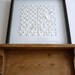 Personalized White Hearts Framed Picture - Large