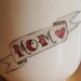 tattoo mug for Mom, sky blue