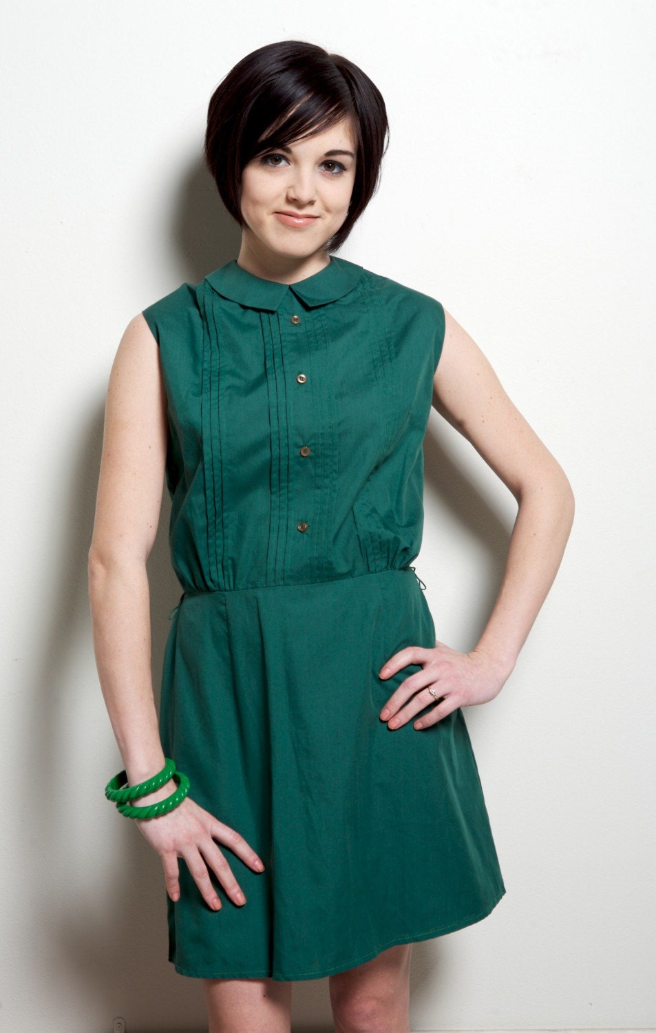 Vintage 1960's Peter Pan Mini Dress