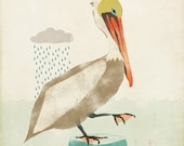 Brown Pelican Limited Edition Large Print