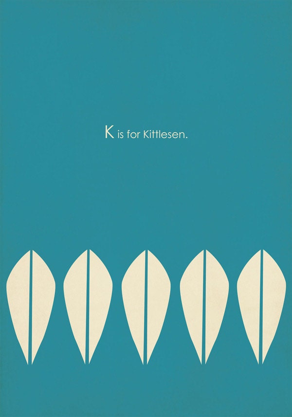 ABC's of MCM K is for Kittlesen Cathrineholm Print