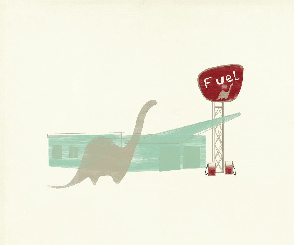 Dinosaur Gas Station