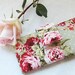 Women's WalletPerfect wallet in light green polka dot with rose bouquets