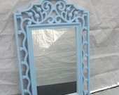 CLEARANCE Vintage Homco Framed Ornate Mirror and Chalkboard 2 in 1
