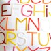 Modern Abc Alphabet Pillow - Linen and Felt - by Pillow Factory