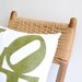 16" White Linen and Green Felt Pillow Cover - LOVE by Pillow Factory