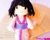 Aiko - Crochet Amigurumi Japanese girl doll pattern / PDF