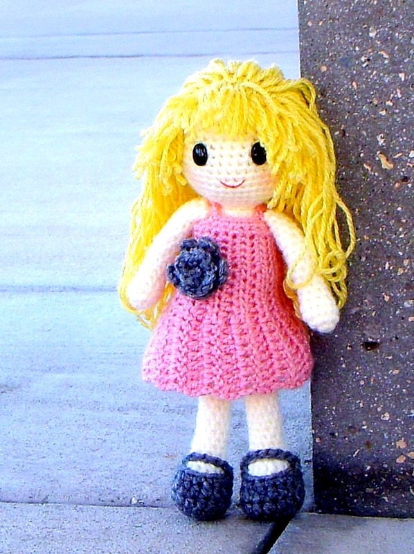 Aino - Amigurumi crochet girl doll pattern / PDF