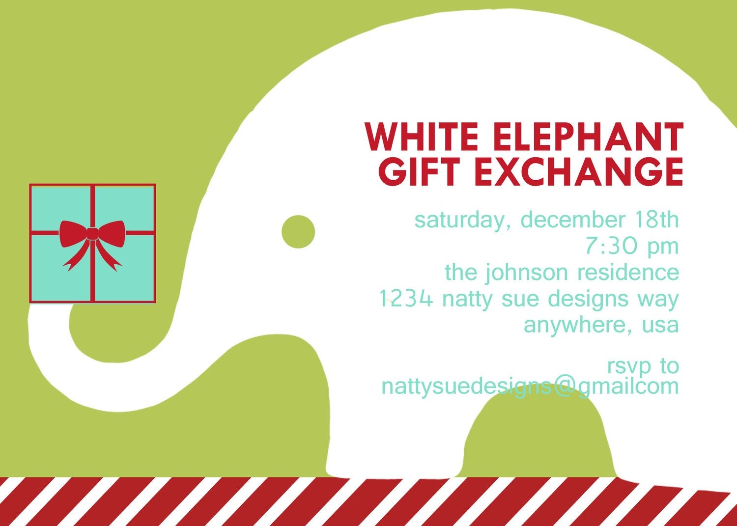 white elephant gift clipart free - photo #33