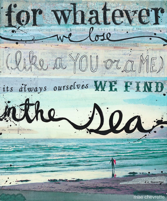 In The Sea - 14 x 11 Print