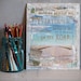 As Is Always So On The Road I - 8x10 Original Mixed Media Artwork on canvas - travel artwork quotation typography type