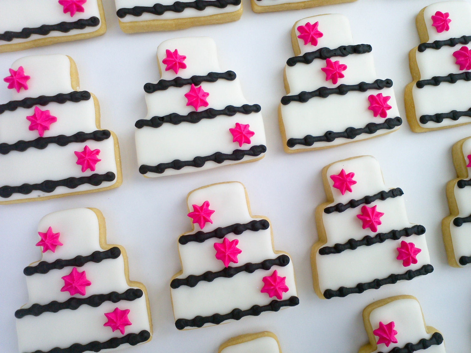 Wedding Cake Cookies -2 Dozen Il_570xn