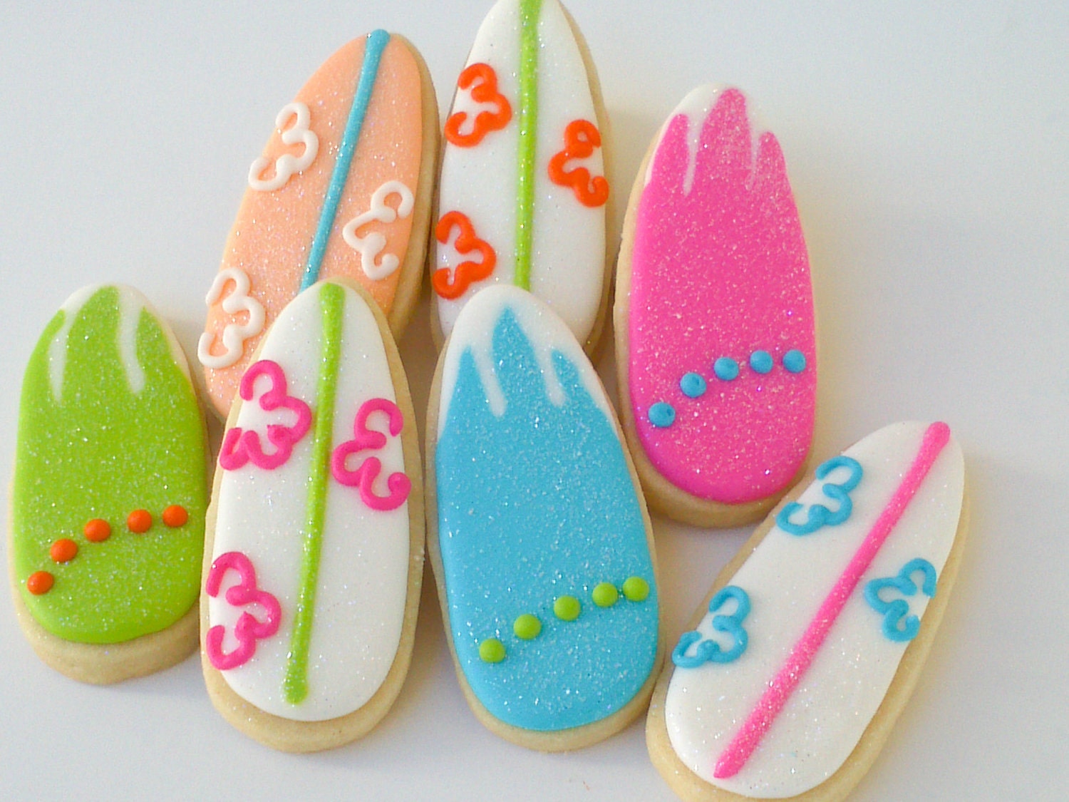 Surf Boards Mini Sugar Cookies- 2 Dozen Il_570xn