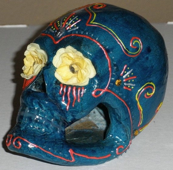 Paper Plate DIA De Los Muertos Skulls