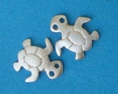 Sea Turtle Stud Earrings sterling silver Post Girl Woman Teen cute   gift mom  for her spring