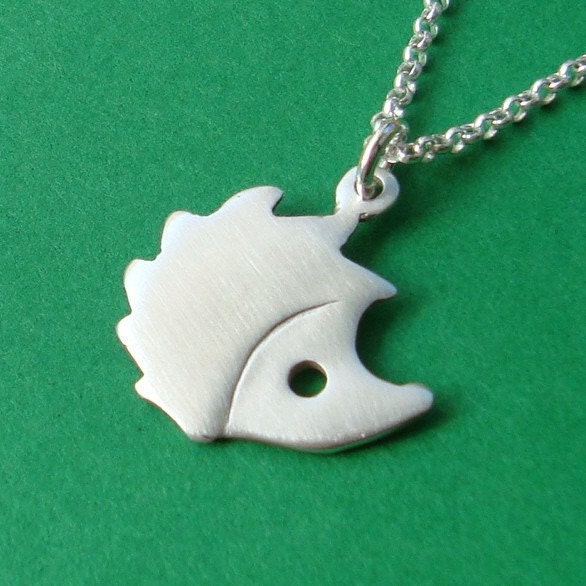 Children's Hedgehog Necklace Sterling Silver Teens Women Cute Sweet Kids Jewelry mom  for her spring