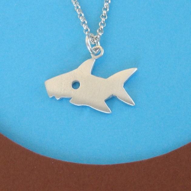 Shark Necklace Jewelry sterling silver kids teen girl women boy jewelry necklace gift mom  for her spring