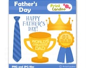 Father's Day - BUY 2 GET 1 FREE - Digital Clip Art - Personal and Commercial Use Clip Art - card making, scrapbooking, father, dad, man