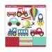 Vroom Vroom Transportation - Digital Clip Art - Personal and Commercial Use - cars trucks helicopter tractor train