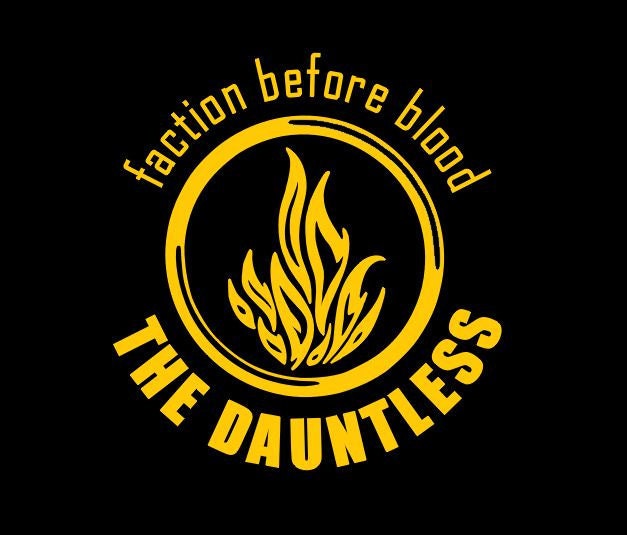 Divergent inspired Dauntless Faction Tshirt  in your choice of colors