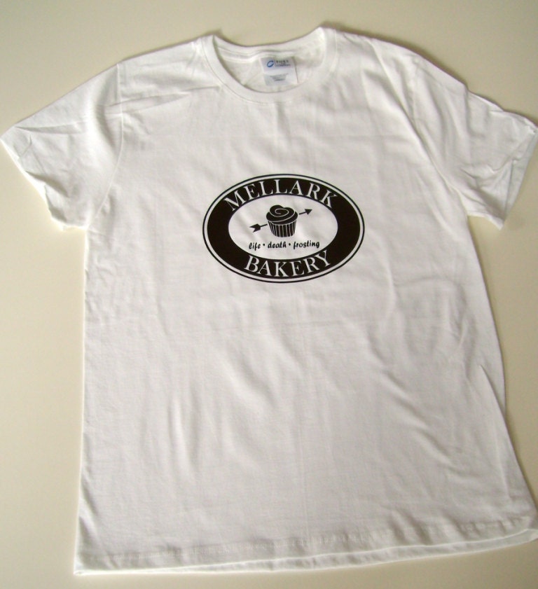 Hunger Games inspired Tshirt with Mellark Bakery design