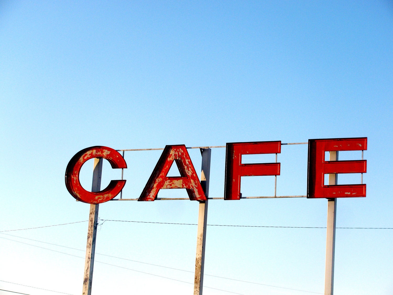 CAFE 4x6 Fine Art Print