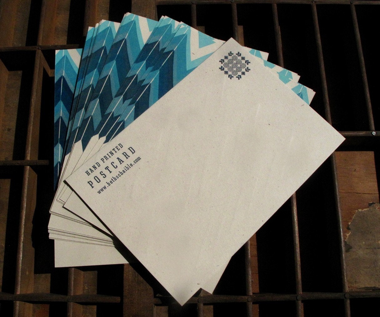 Set of Three Pattern Postcards