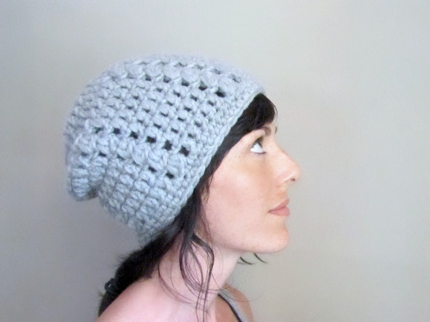 INSTANT DOWNLOAD Winter Slouch Hat Crochet PATTERN  chunky hipster beanie for her pdf