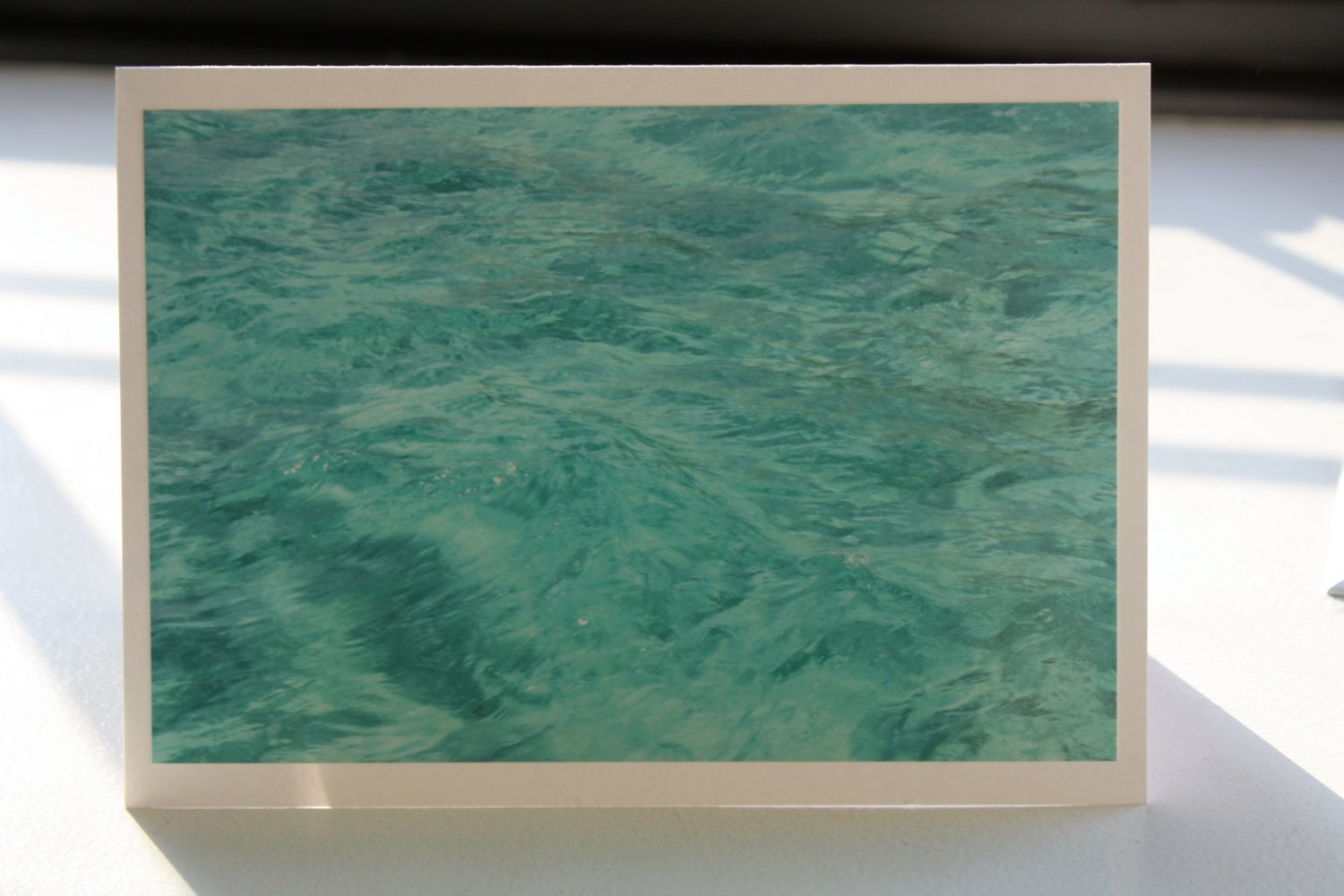 Caribbean Sea Photo Notecard- Blank Inside- FREE SHIPPING