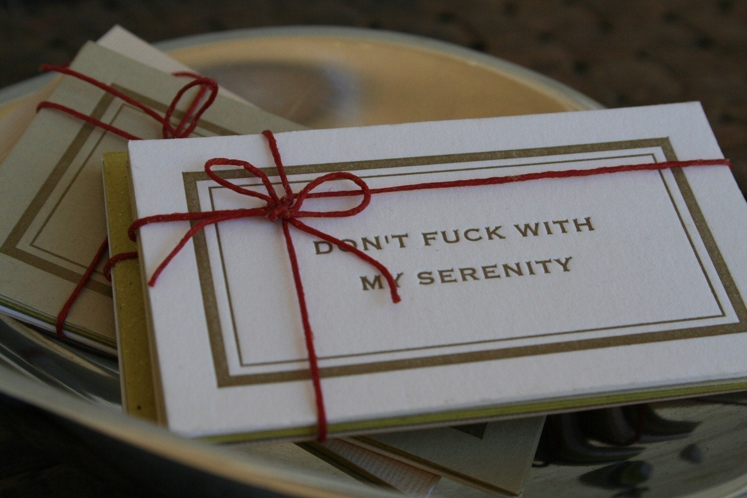 serenity saving cards