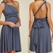Convertible Dress in Silver 04 ready to ship size small