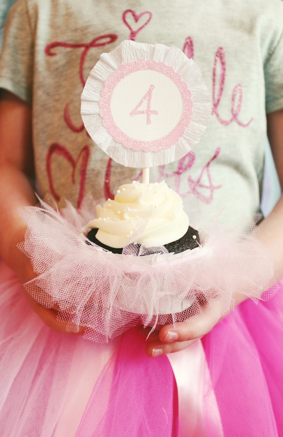 Ballerina Bakery invitations, note cards, cupcake flags, gift tags and letter garland