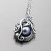Freshwater Pearl and Fine Silver Pendant - Ocean's Breath