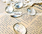 18x25mm (10Pcs) Oval Clear Glass Cabochon