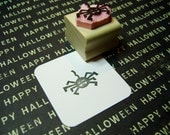 Mini Vampire Spider - Hand Carved Rubber Stamp