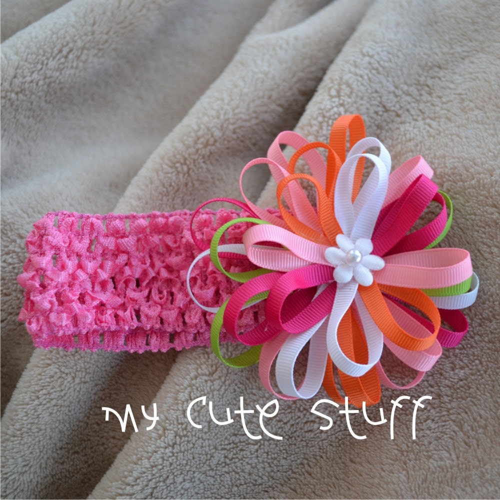 Multicolor Ribbon Elastic Headband