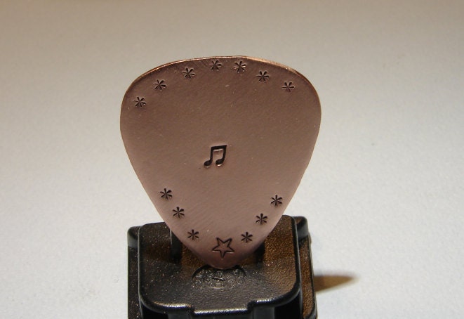 Copper Guitar Pick Handmade for the Serious Musician