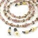 Eyeglass Chain - Desert Sunset with Coppery Browns, Golds, Terracotta, Amber, and Lavender - Extra Ends Included