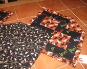Quilted Halloween Placemats