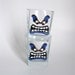 Mario Thwomp Glass- Set of Two Hand Painted Mario Inspired Glasses
