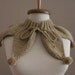 Cream Pompom Collar
