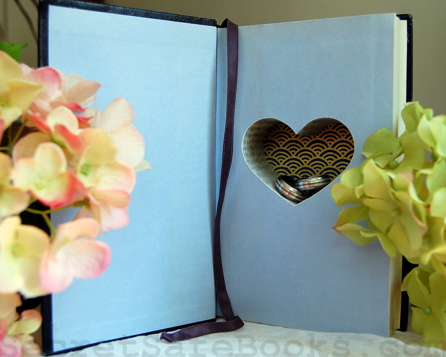 RESERVED for LAWRENCE Hollow Book Safe with Heart (Romance Treasury)