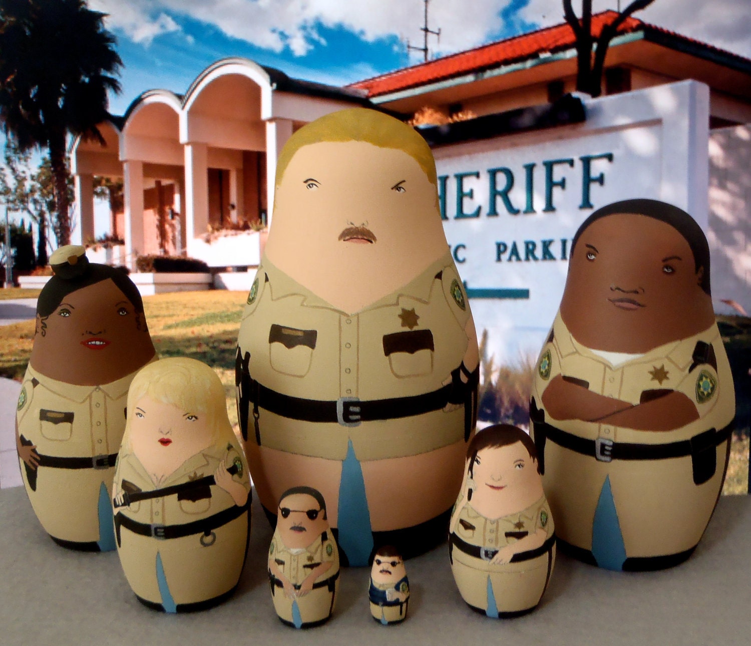 Reno 911 Matryoshka Dolls