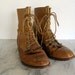 Rare Justin Ropers // Textured Caramel Lace Up (9 1/2 D)