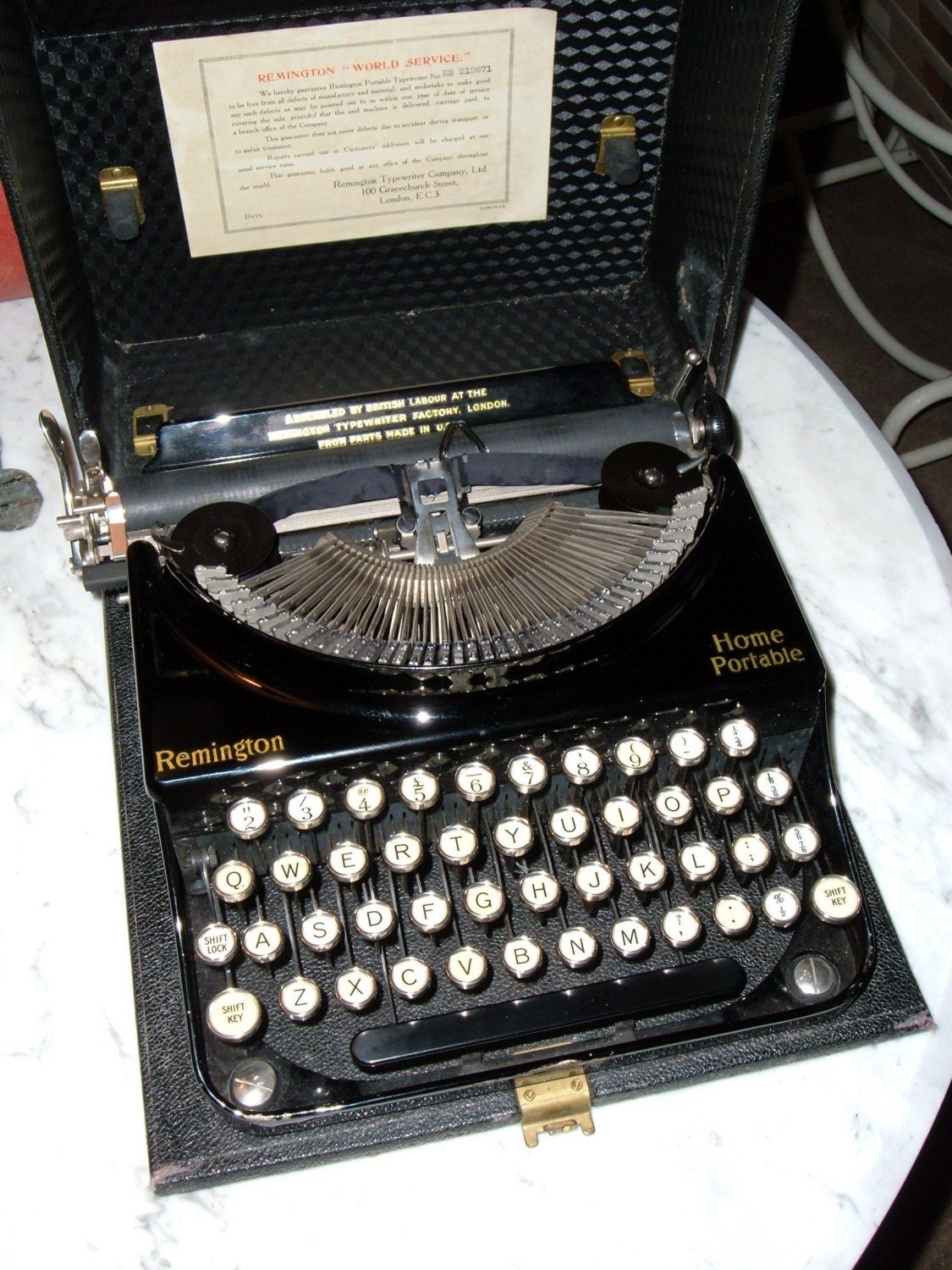 remington portable typewriter