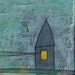 Fine Art Print of Original Encaustic Painting: a journey inward and across