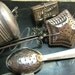 TEA Party Loose Tea INFUSERS Holders Aluminum Stainless Steel Egg Shape 2 spoons little House Star Nice Vintage Collection of 5